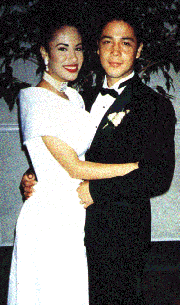 Selena and Chris Perez